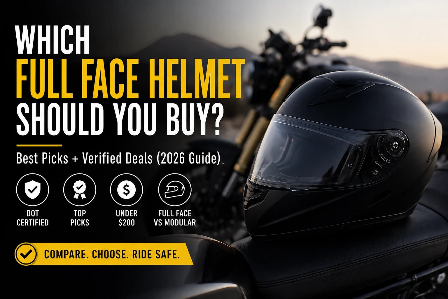 Which Full Face Helmet Should You Buy? Best Picks + Verified Deals (2026 Guide)